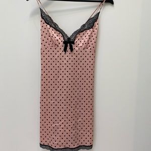 Polka dot laundre silk
